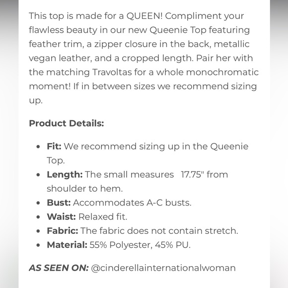 Buddy Love QUEENIE METALLIC FEATHER TRIM TOP - Picture 6 of 7